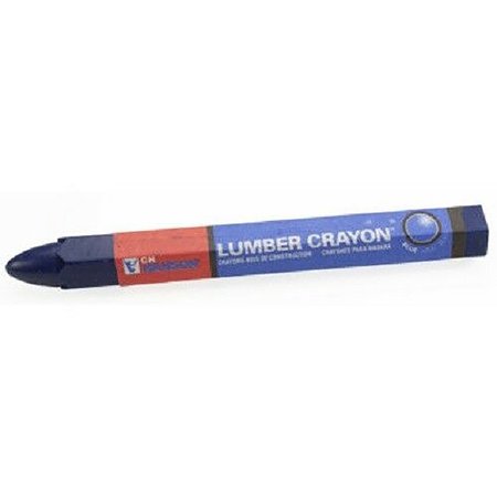 C.H. HANSON 4.5 in. L Lumber Crayon Blue 1 pc 10383